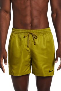 Плавки-шорты с логотипом 5 дюймов Nike, зеленый