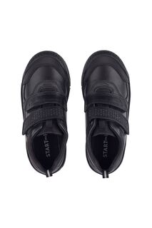 Черные кожаные школьные туфли Start-Rite Strike F&amp;G Fit Start Rite, черный