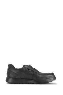 Черные кожаные школьные туфли Start-Rite Mission Riptape Start Rite, черный