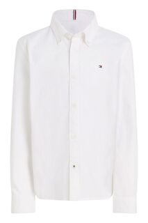 Оксфордская рубашка стрейч Tommy Hilfiger, белый