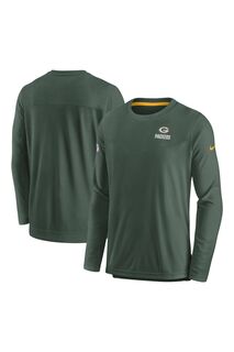 Зеленый топ с длинными рукавами Nike Fanatics Bay Packers Dri-Fit Player Nike, зеленый