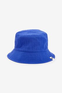Шляпа из мятой ткани Next, синий