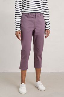 Укороченные брюки узкого кроя Albert Quay Seasalt Cornwall, фиолетовый