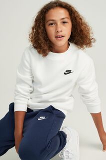 Флисовая толстовка Club Nike, белый