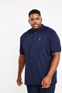 Рубашка поло больших размеров Lyle &amp; Scott, синий