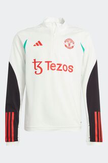 Детская толстовка Manchester United Tiro 23 Training adidas, белый