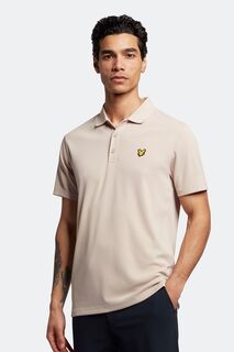 Розовая рубашка-поло Golf Tech Lyle &amp; Scott, розовый