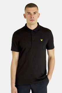 Черная рубашка-поло Sport Lyle &amp; Scott, черный