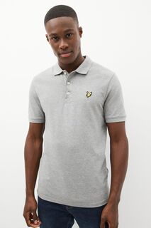 Классическая рубашка-поло Lyle &amp; Scott, серый