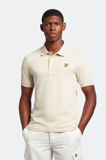 Классическая рубашка-поло Lyle &amp; Scott, бежевый