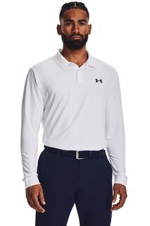 Рубашка-поло с длинными рукавами Golf Performance 30 Under Armour, белый