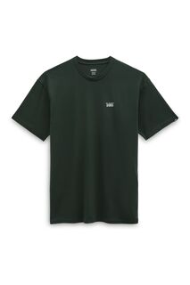 Зеленая футболка с мини-надписью Vans, зеленый