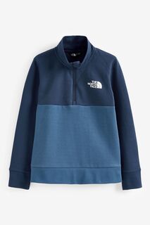 Толстовка для мальчика на молнии 1/4 The North Face, синий