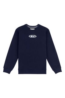 Толстовка оверсайз Surf Slub LB Crew Jack Wills, синий