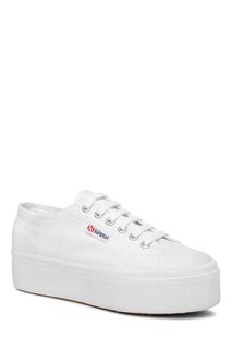 Черные кроссовки на платформе 2790 из канваса Superga, черный