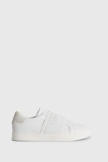 Белые слипоны Clean Cupsole Calvin Klein, белый