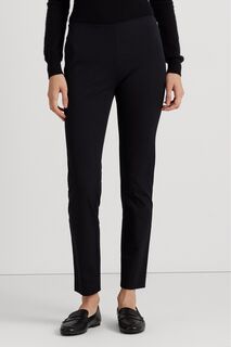 Узкие брюки Keslina из эластичного твила Lauren Ralph Lauren, черный