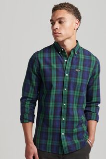 Винтажная торговая рубашка Superdry, зеленый