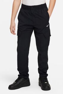 Брюки-карго из ткани Nike, черный