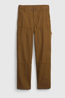 Прямые брюки карго Gap, коричневый