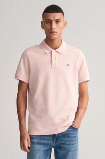 Рубашка-поло Gant Shield из пике GANT, розовый