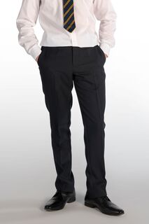 Брюки серые для мальчиков для старшей школы с приталенными штанинами Trutex, серый