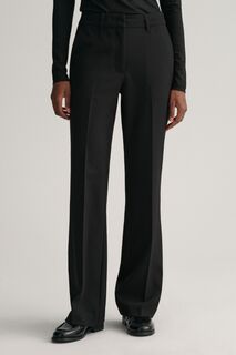 Приталенные брюки Gant с расклешенными штанинами GANT, черный