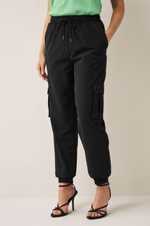 Практичные брюки-карго с завышенной талией NOISY MAY, черный
