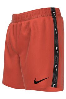 Шорты для плавания Volley 4 дюйма с логотипом Nike, красный