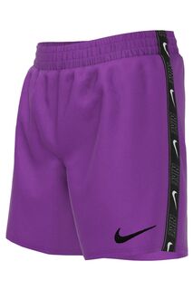 Шорты для плавания Volley 4 дюйма с логотипом Nike, фиолетовый