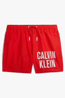 Красные шорты для плавания для мальчиков с завязками Calvin Klein, красный