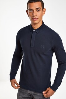 Рубашка поло с длинными рукавами Armani Exchange, синий