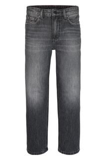 Черные плиссированные джинсы Tommy Hilfiger, черный