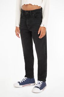 Черные прямые джинсы для мальчика Modern Tommy Hilfiger, черный