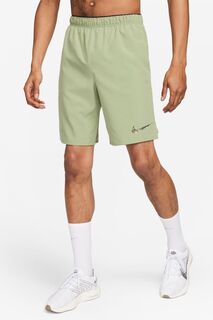 Беговые шорты Dri-FIT Challenger с камуфляжным рисунком Nike, зеленый