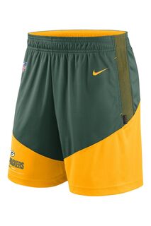 Зеленые трикотажные шорты Fanatics Bay On Field с боковой частью Nike Dri-Fit Nike, зеленый