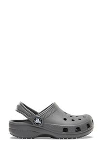 Классические детские сандалии с клогами Crocs, серый