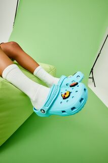 Классические детские сандалии с клогами Crocs, синий