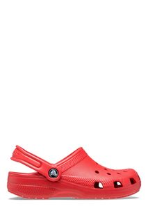 Классические детские сандалии с клогами Crocs, красный