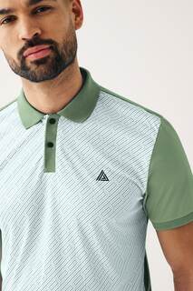 Рубашка-поло Active &amp; Golf с принтом Next, зеленый