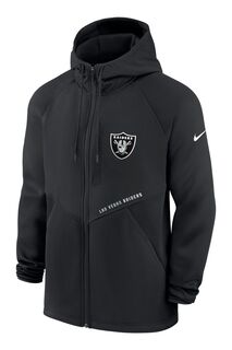 Худи на молнии Fanatics Las Vegas Raiders Field Nike Nike, черный