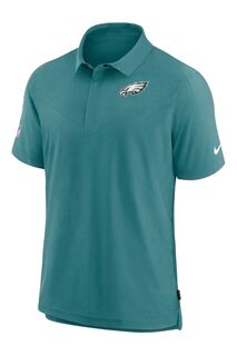 Рубашка-поло с короткими рукавами Fanatics Philadelphia Eagles Dri FIT Coach Nike Nike, зеленый