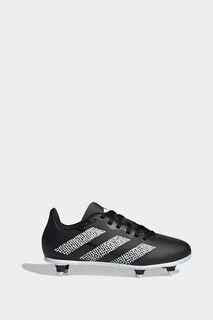 Юниорские ботинки для регби SG adidas, черный