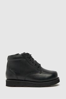 Черные кожаные туфли для новорожденных Капитан Schuh, черный