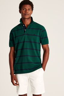 Рубашка-поло Filbert классического полосатого кроя Joules, зеленый