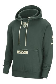 Толстовка Fanatics Milwaukee Bucks Nike, зеленый