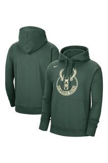 Толстовка Nike Milwaukee Bucks Vs Essentials Nike, зеленый