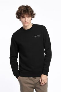 Черный свитер Hudson с круглым вырезом и длинными рукавами с надписью Penfield, черный