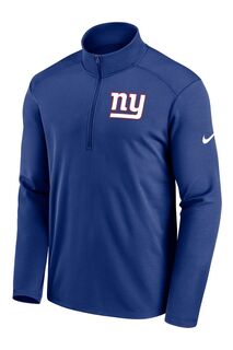 Короткая худи на молнии с логотипом Fanatics New York Giants Pacer Nike Nike, синий