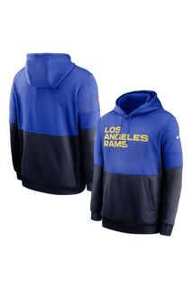 Толстовка с именем команды Fanatics Los Angeles Rams Therma Nike Nike, синий
